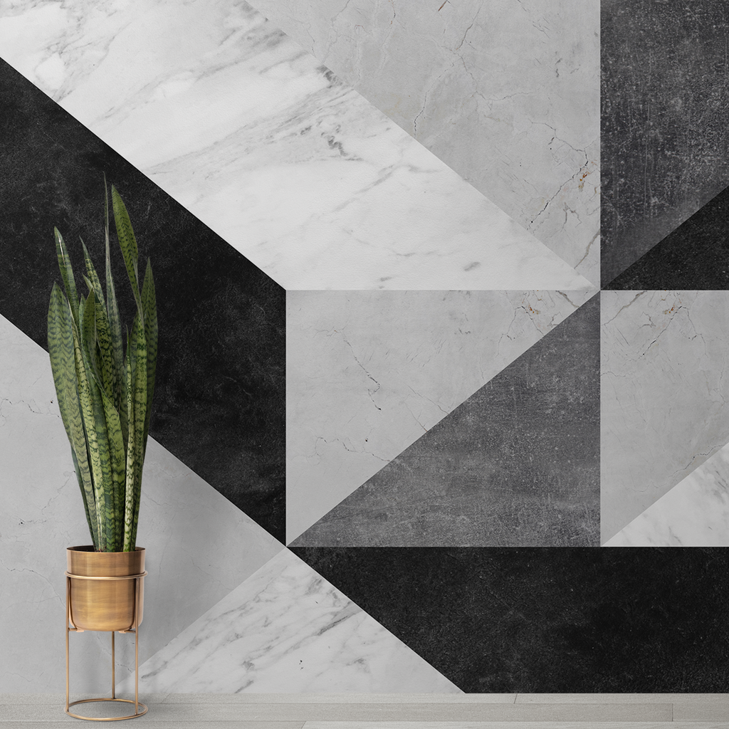 Shapes of Grey Wall Paper