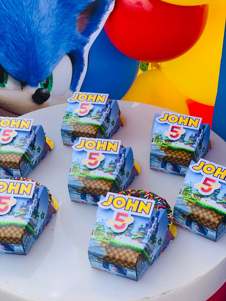 Sonic donut boxes - Pack of 12