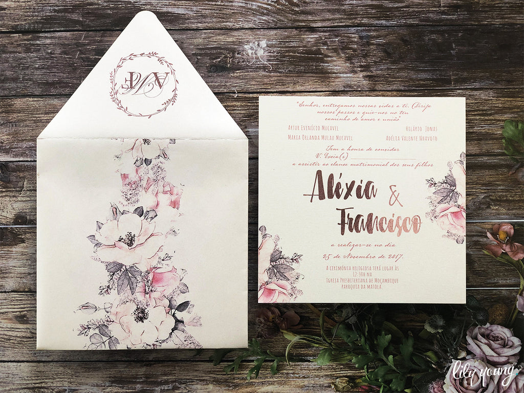 Alexia Printed Invitation Suite