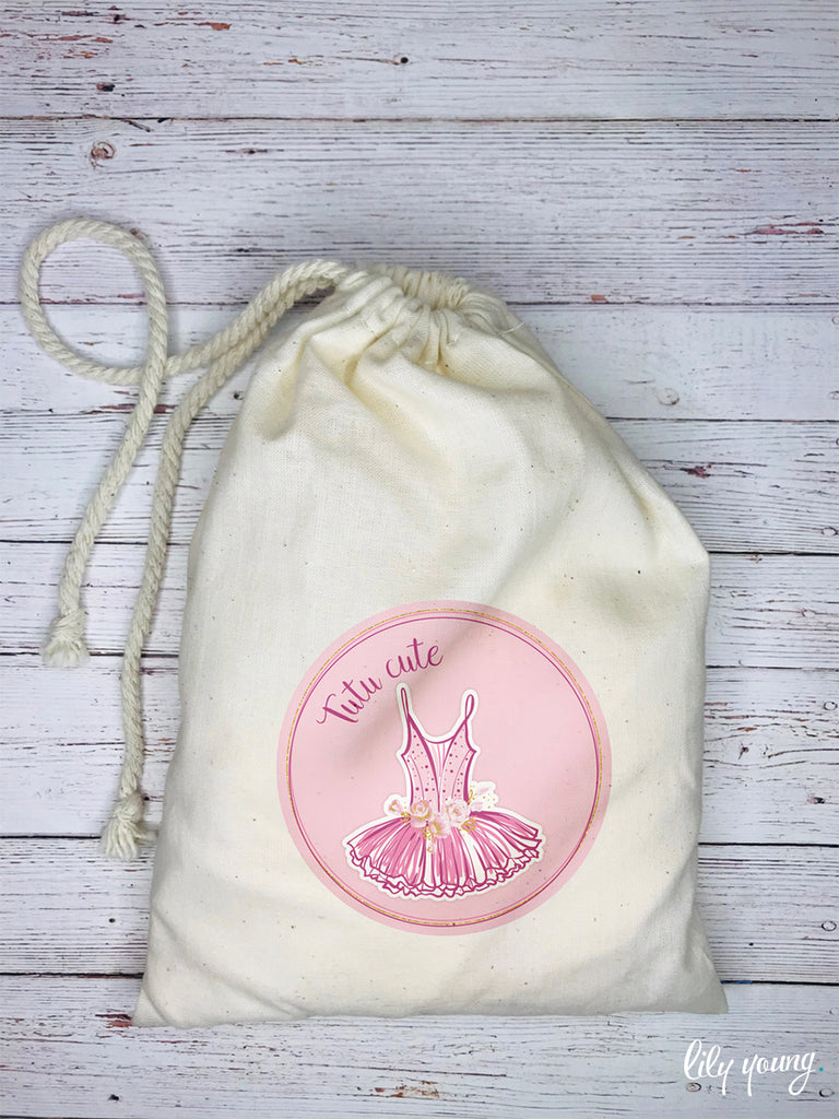 Ballerina Draw string Bags - Pack of 12