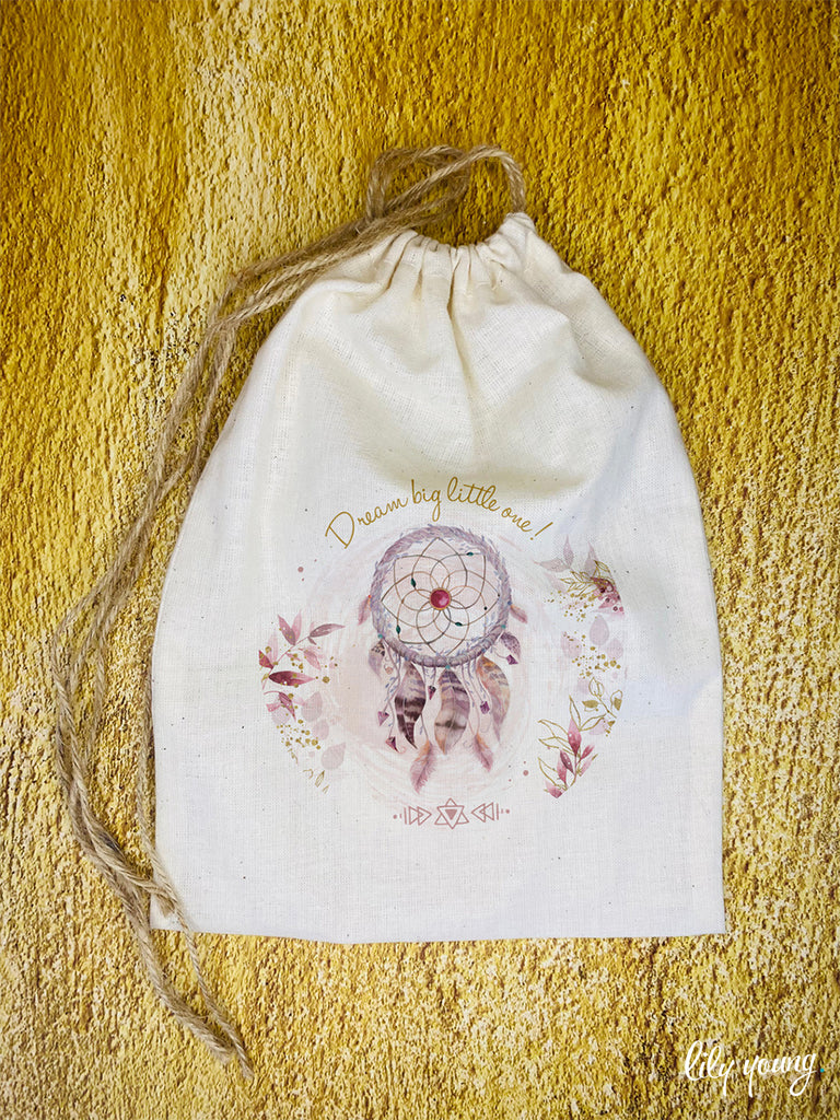Boho Draw string Bags - Pack of 12