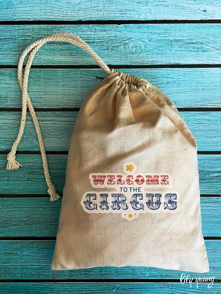 Circus Draw string Bags - Pack of 12