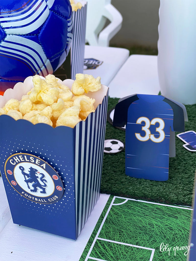 Chelsea Soccer Popcorn boxes - Pack of 12