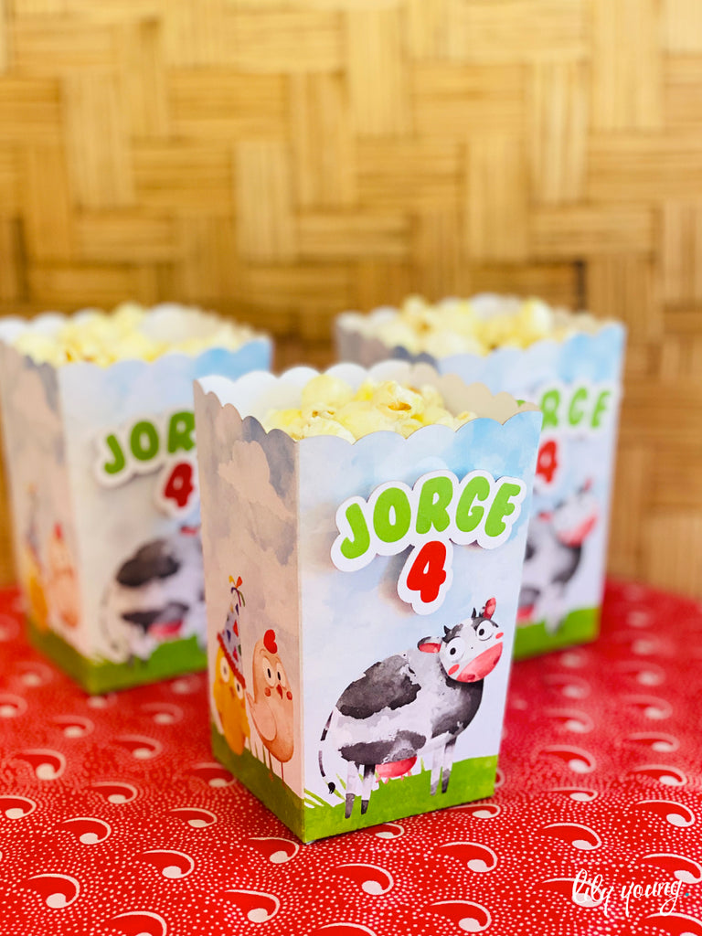 Farm Popcorn boxes - Pack of 12