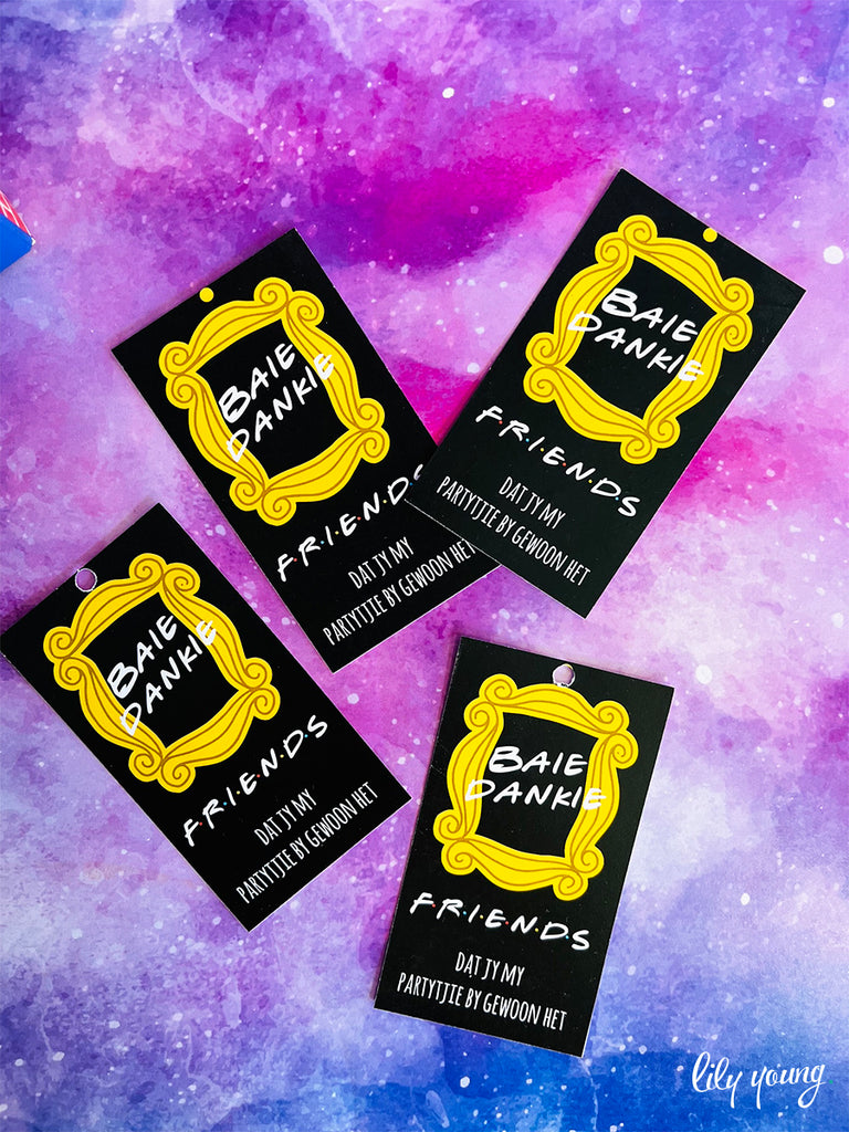Friends Thank you tag - Pack of 12