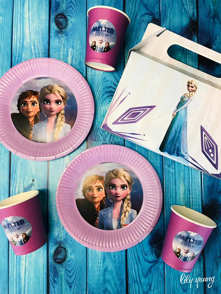Frozen Paper Cup with Sticker - Pack of 12