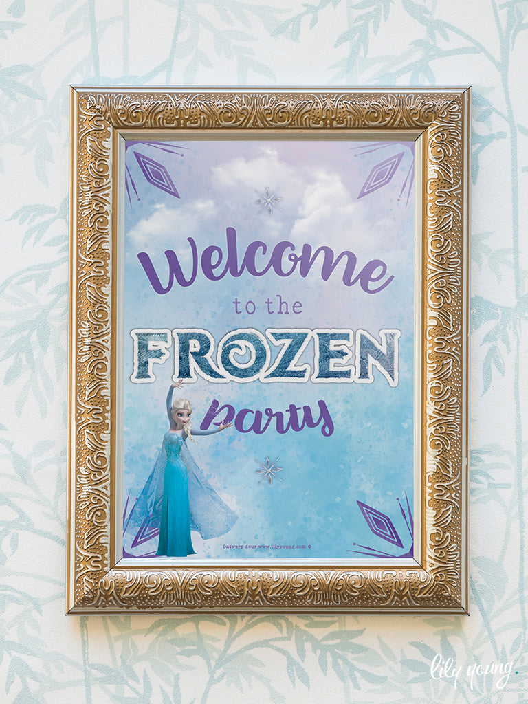Frozen Welcome Sign - Pack of 1
