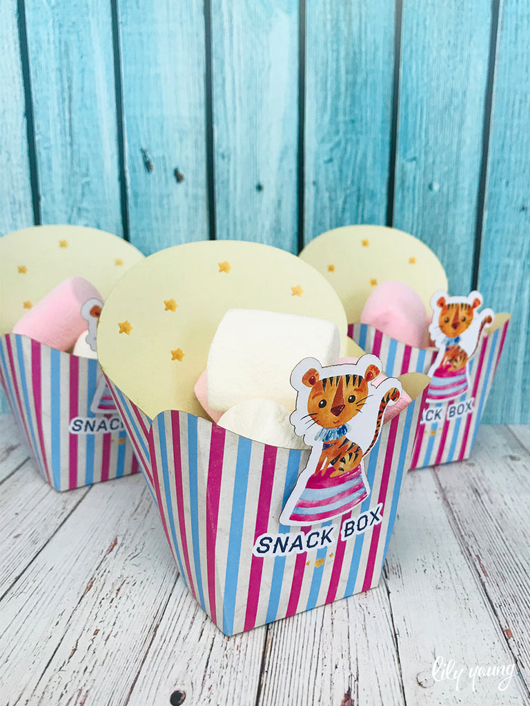 Pink Circus Snack Bowls - Pack of 12