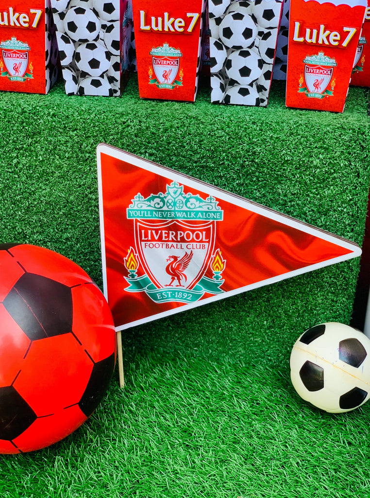 Liverpool Flag Cut Out - Pack of 2