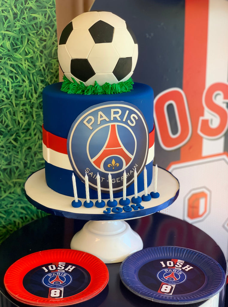 PSG Paper Plate with sticker - Pack of 12