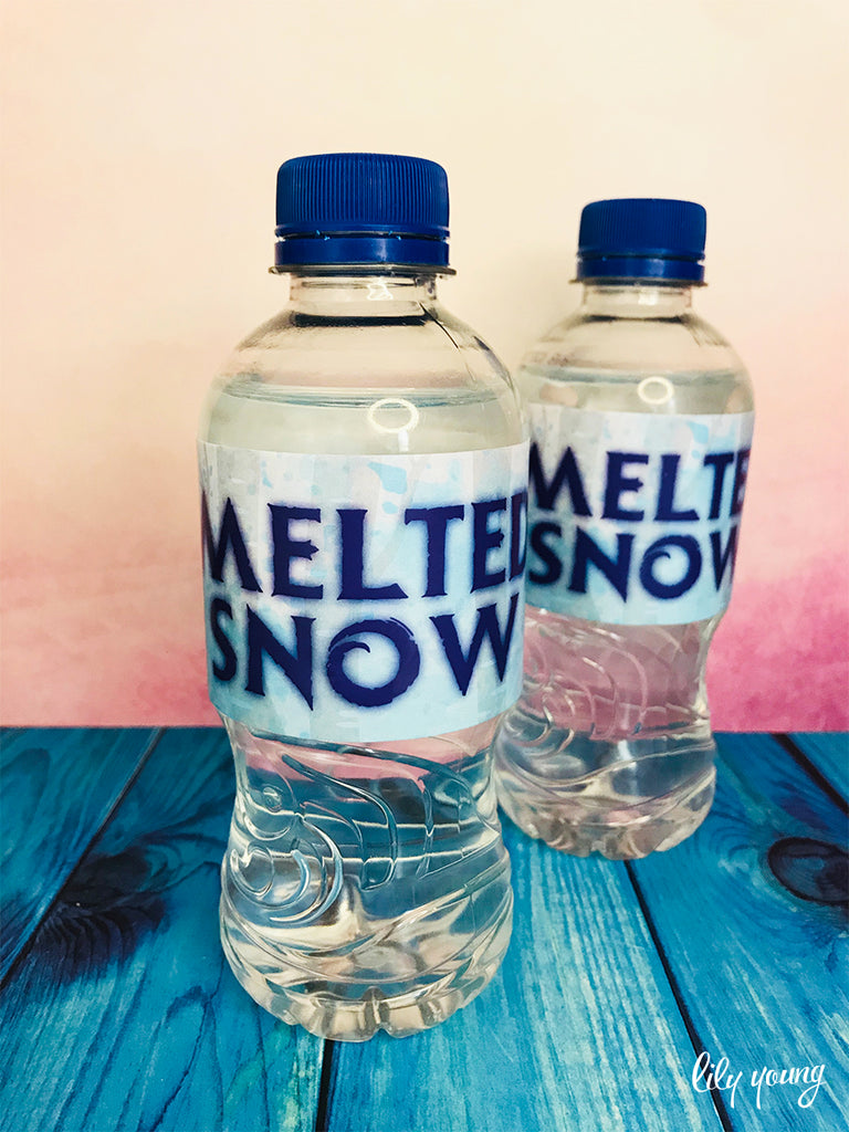 Frozen Water Bottle Labels - Pack of 12