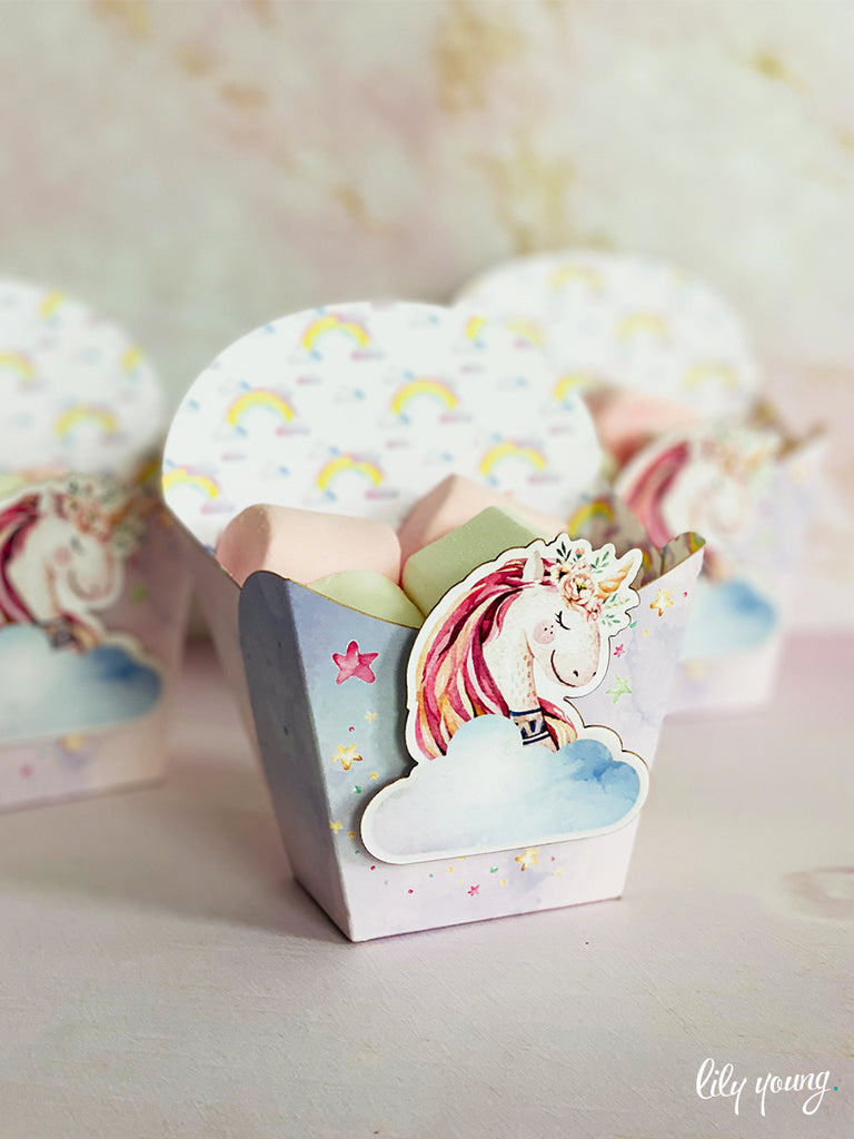 Unicorn Snack Bowls - Pack of 12