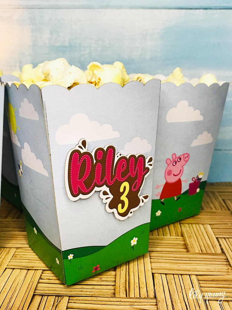 Peppa Pig Popcorn boxes - Pack of 12