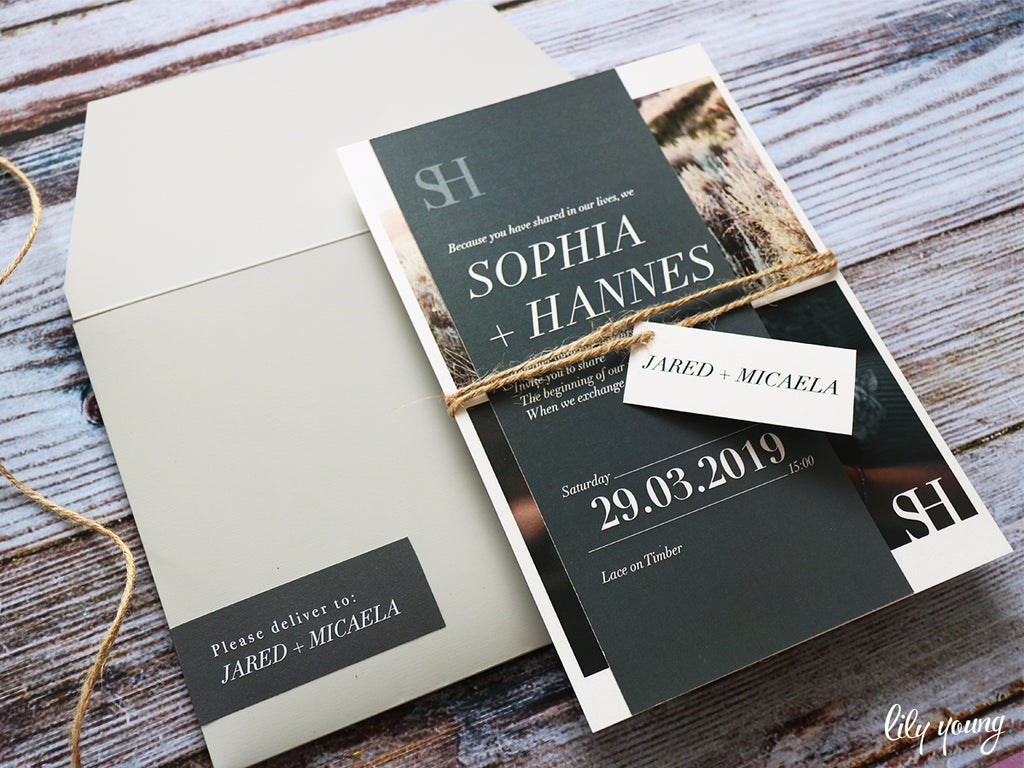Sophia Printed Invitation Suite