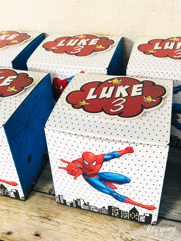 Small Spider-Man Boxes - Pack of 12