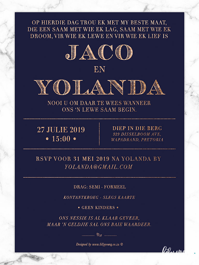 Yolanda Online Invitation