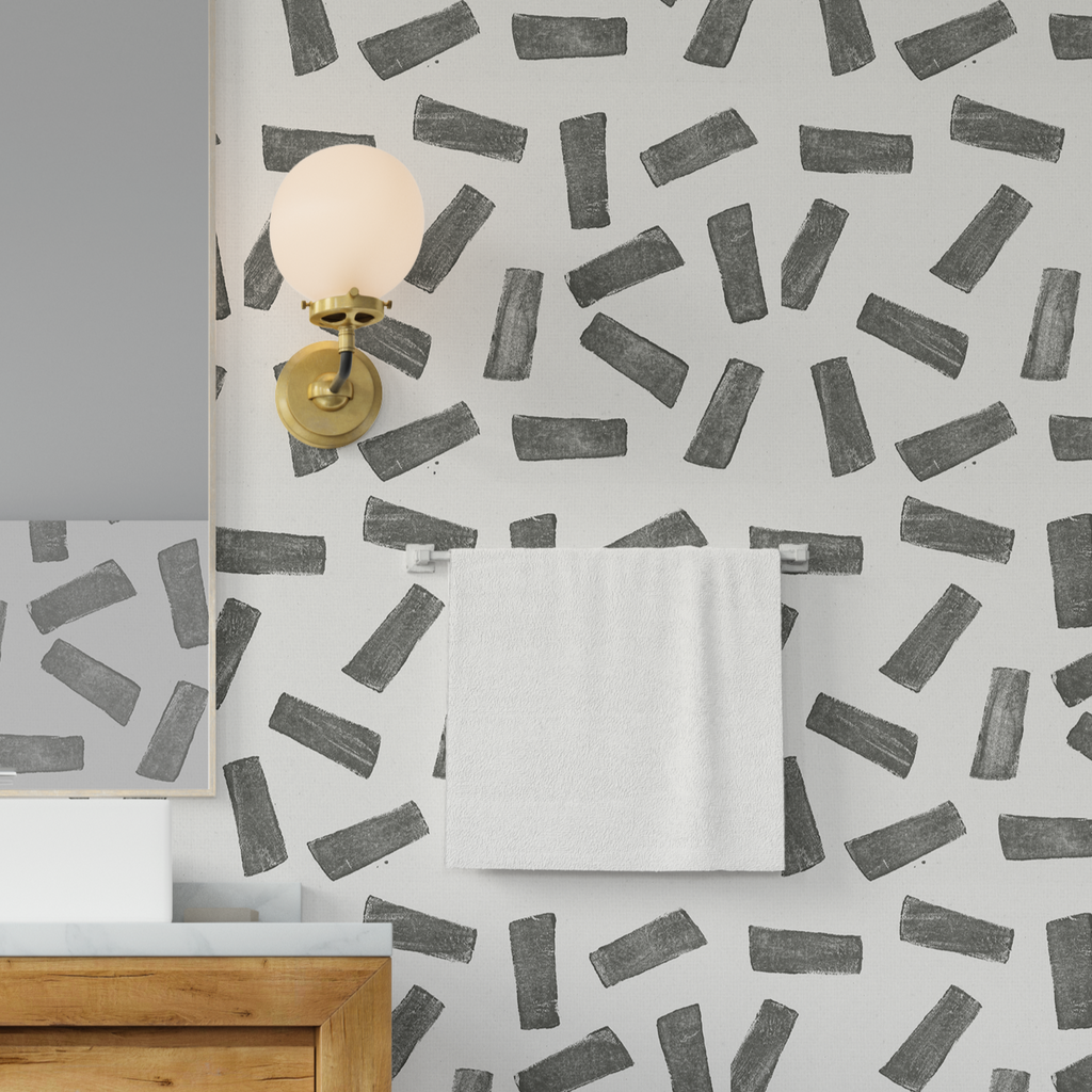 Sprinkled with Grey Wall Paper