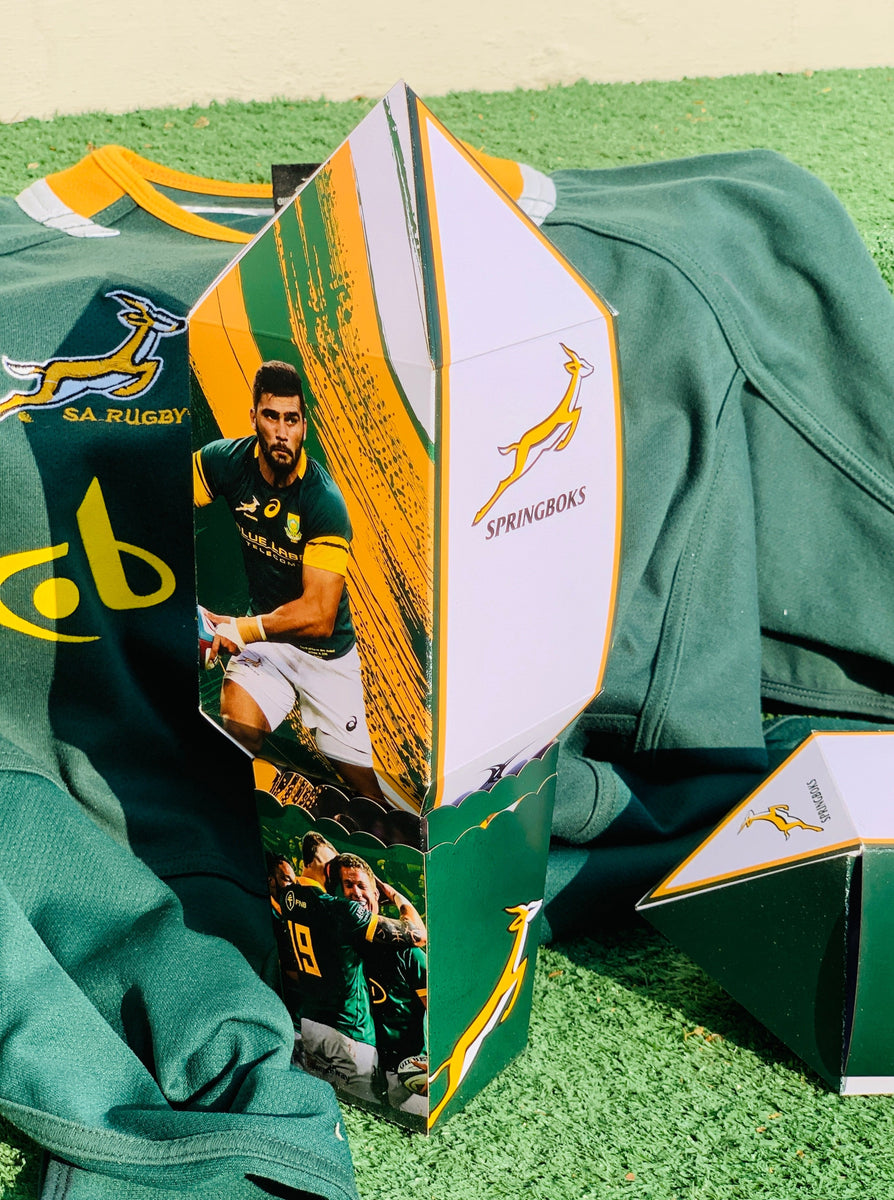 Springbok Rugby Ball Party Boxes - Pack of 12 – Lily Young Designs
