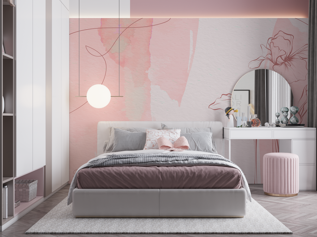 Pink Lady Wall Paper