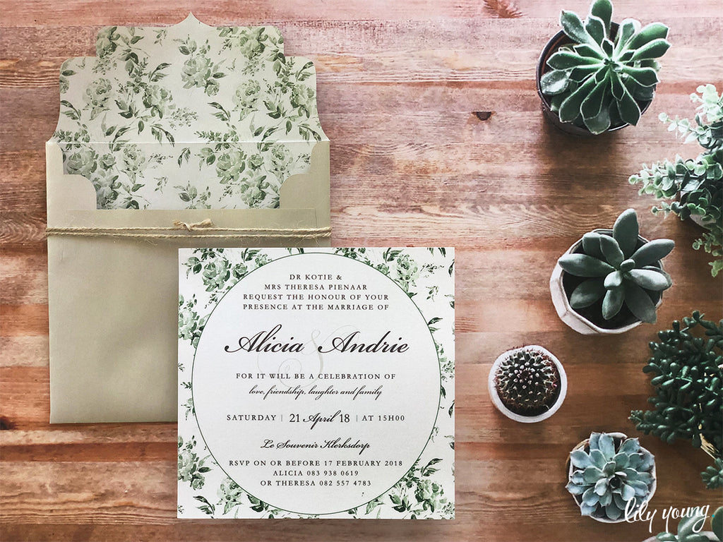 Alicia Printed Invitation Suite