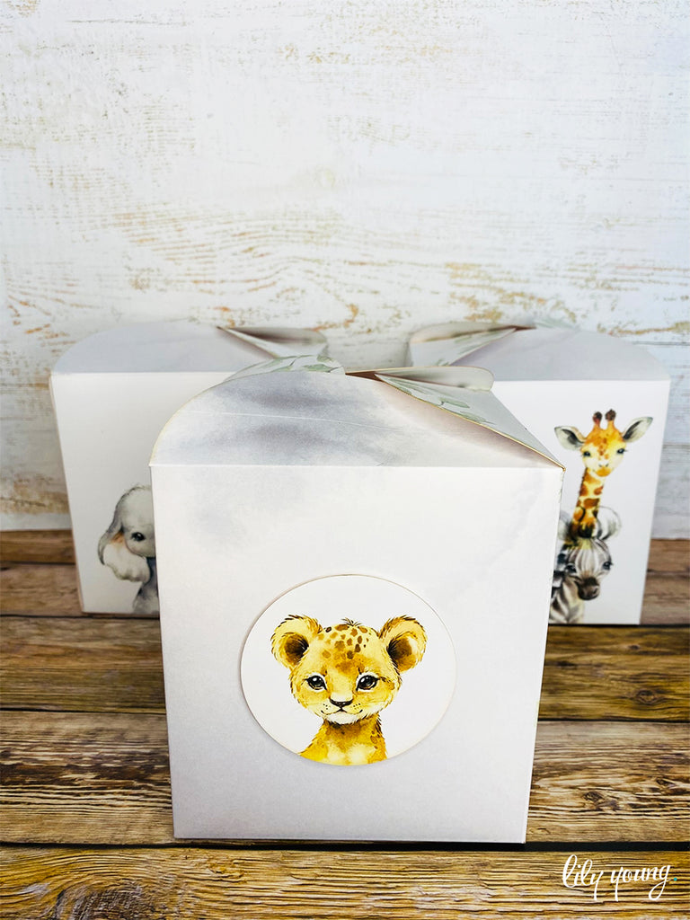 Baby Wild Animals Boxes - Pack of 12