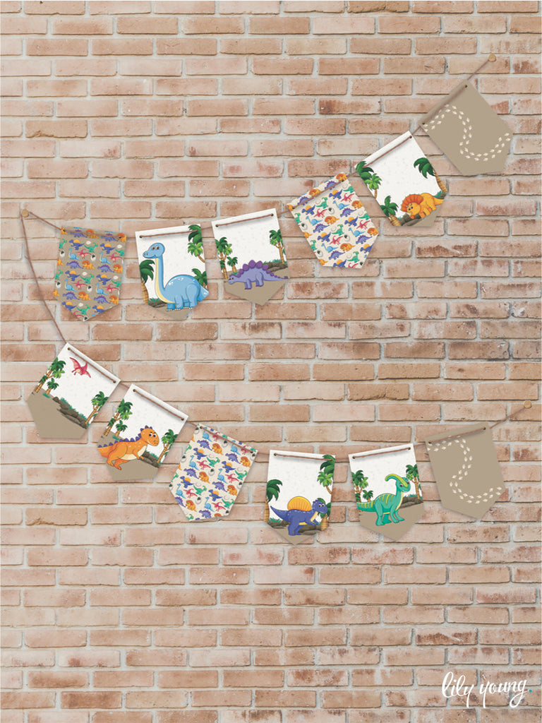 Baby Dino Bunting - Pack of 1