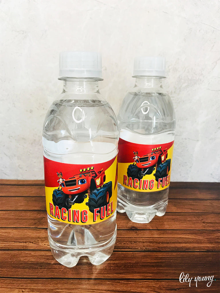 Blaze Water Bottle Labels - Pack of 12
