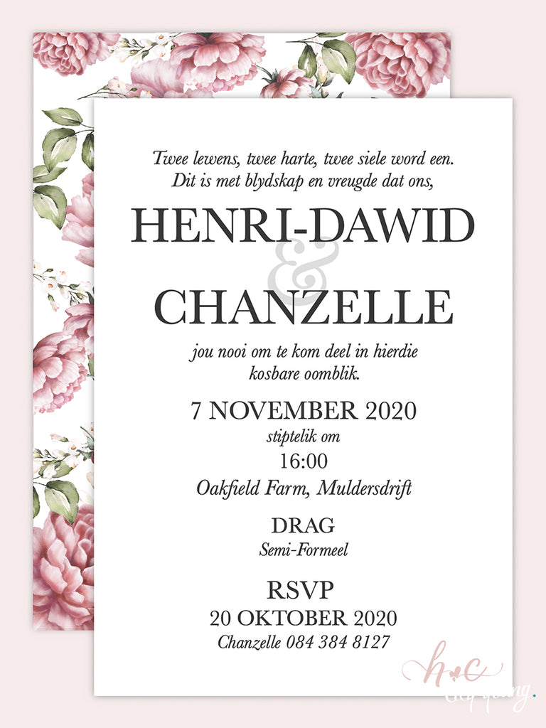 Chanzelle Online Invitation