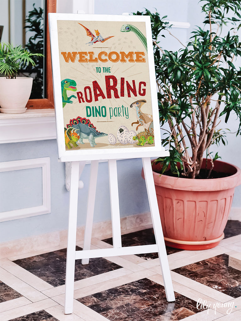 Dinosaur Welcome Sign - Pack of 1