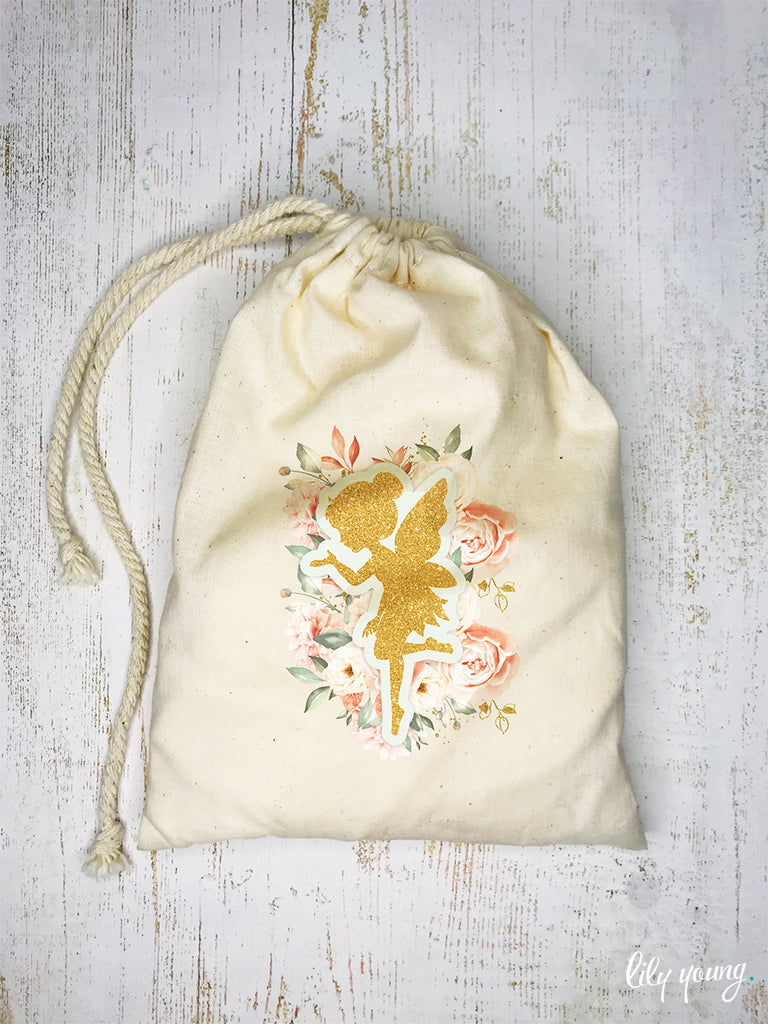 Fairies Draw string Bags - Pack of 12