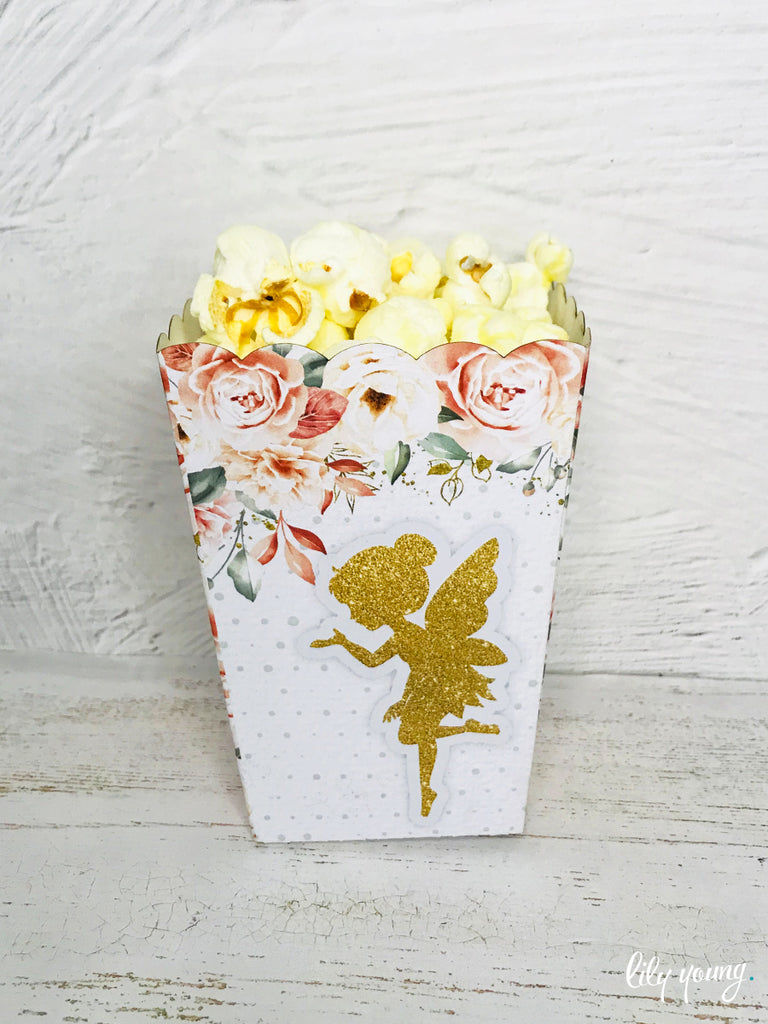 Fairies Popcorn boxes - Pack of 12