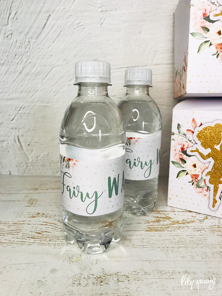 Fairies Water Bottle Labels - Pack of 12