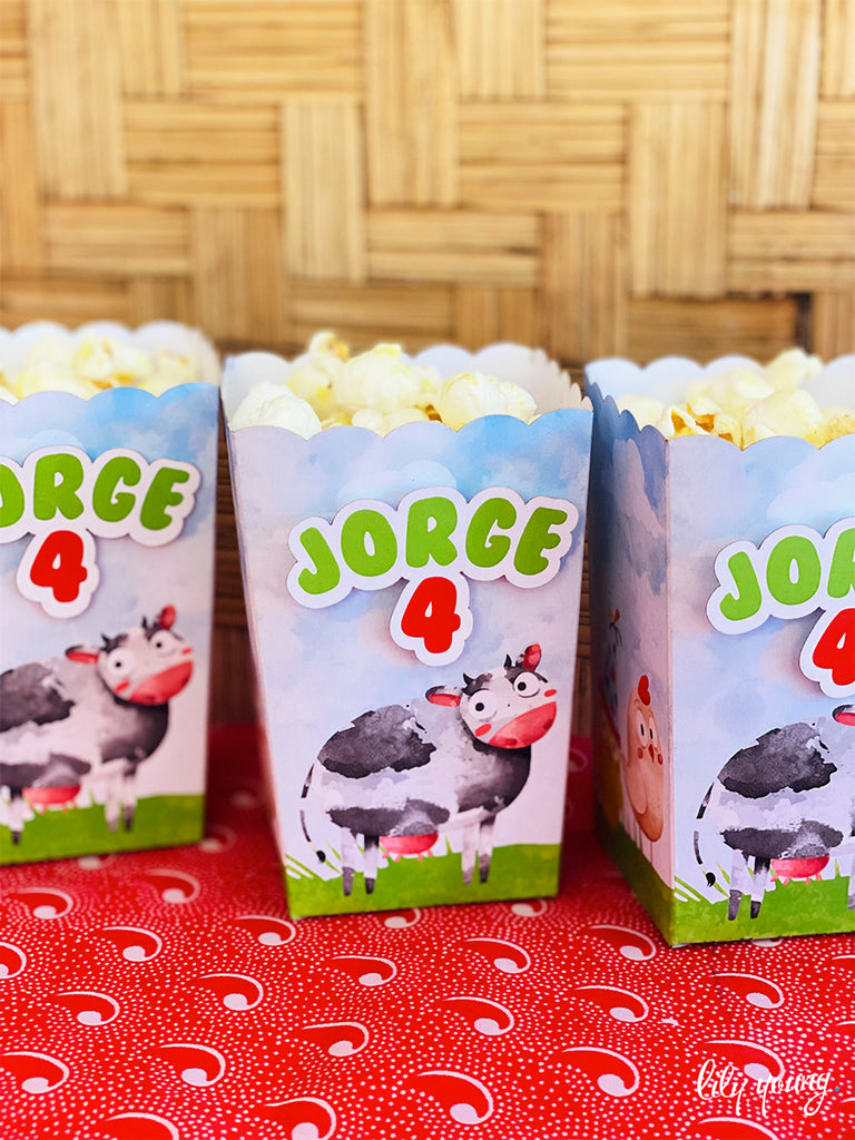 Farm Popcorn boxes - Pack of 12