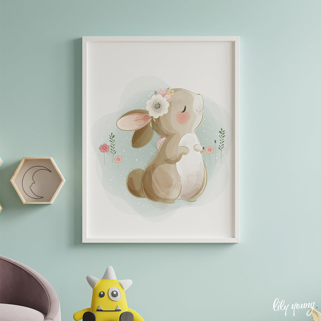 Cute Bunny Wall Art