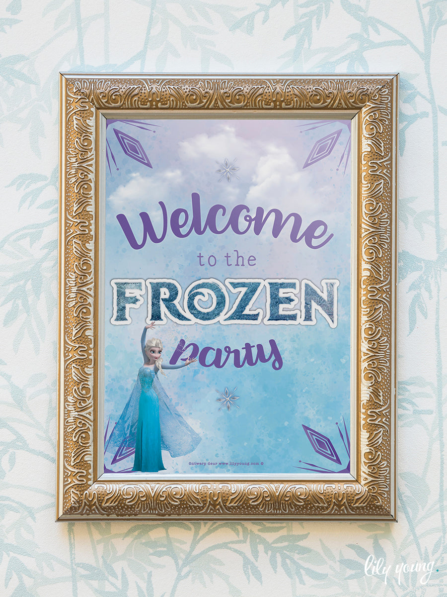 Frozen Welcome Sign | Birthday’s | Lily Young – Lily Young Designs