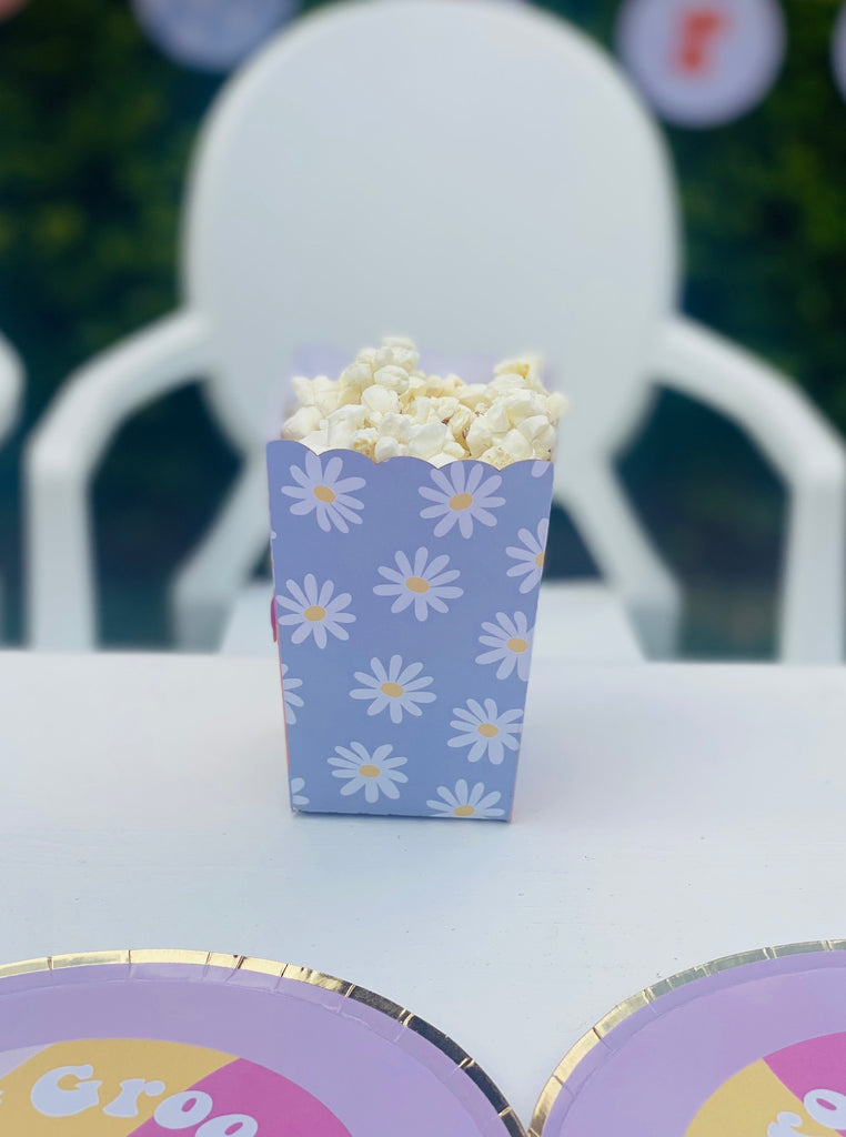 Two Groovy Small Popcorn boxes - Pack of 12