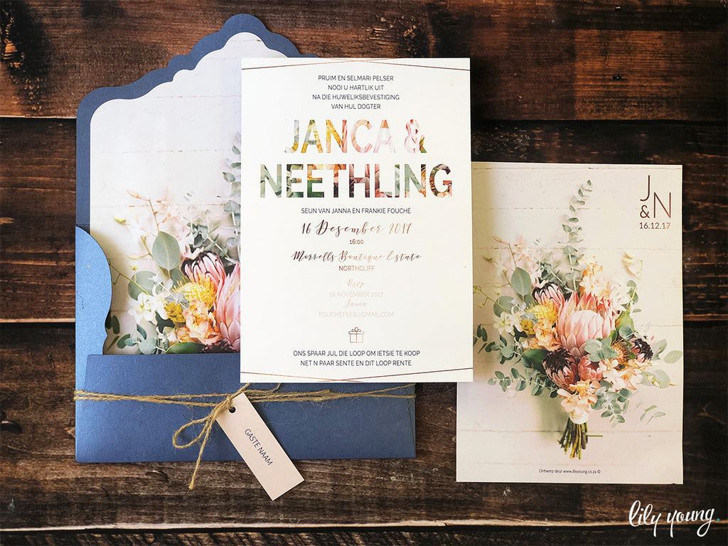 Janca Printed Invitation Suite