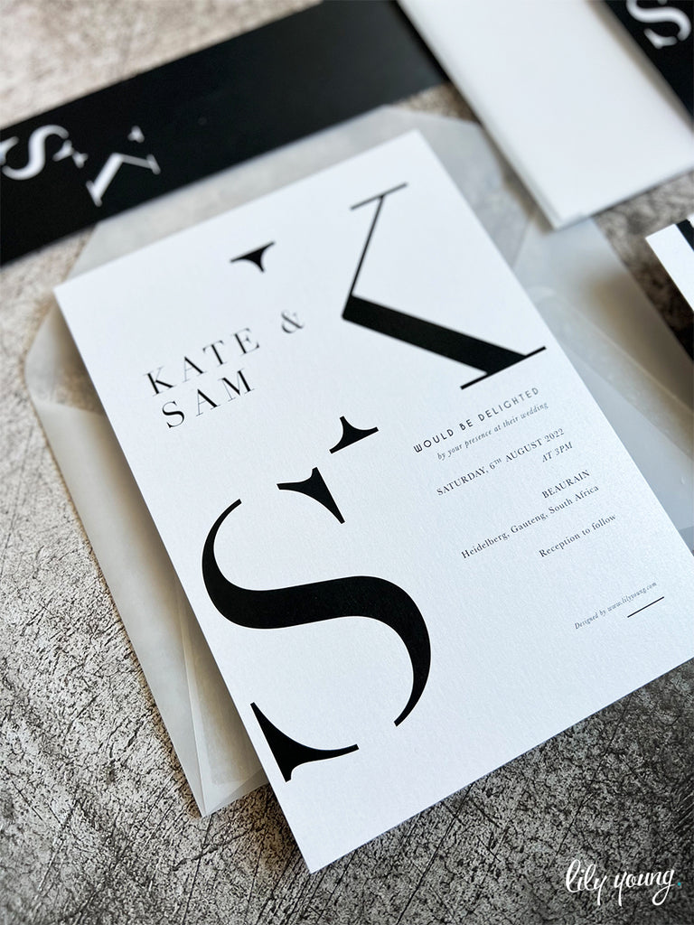 Kate Printed Invitation Suite