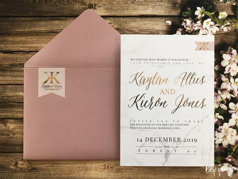 Kaylan Printed Invitation Suite