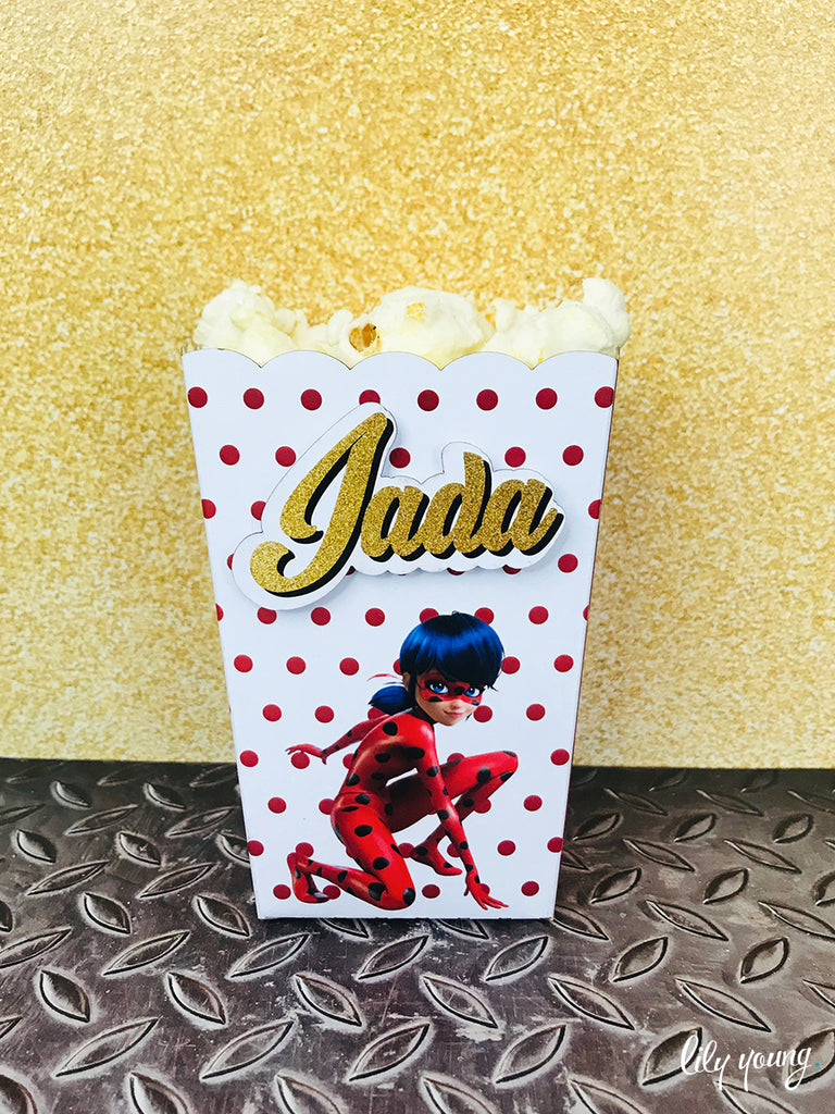 Ladybug & Cat Noir Popcorn boxes - Pack of 12