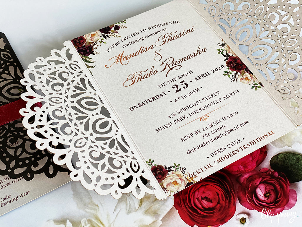 Mandisa Printed Invitation Suite