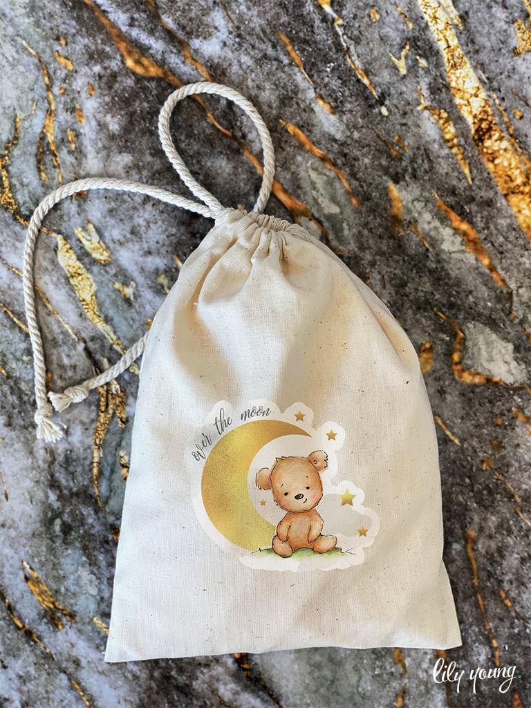 Bear Draw string Bags - Pack of 12