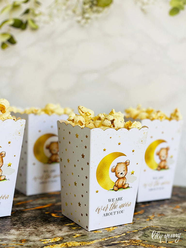 Bear Popcorn boxes - Pack of 12