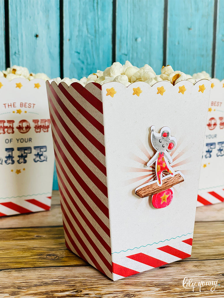 Circus Popcorn boxes - Pack of 12