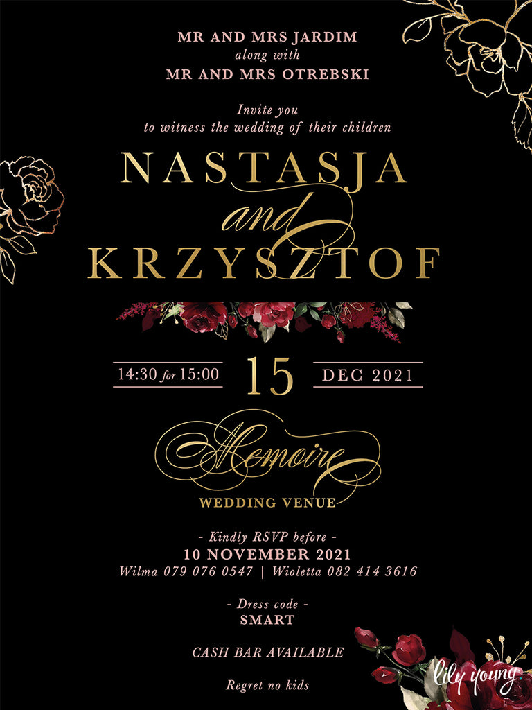 Nastasja Online Invitation