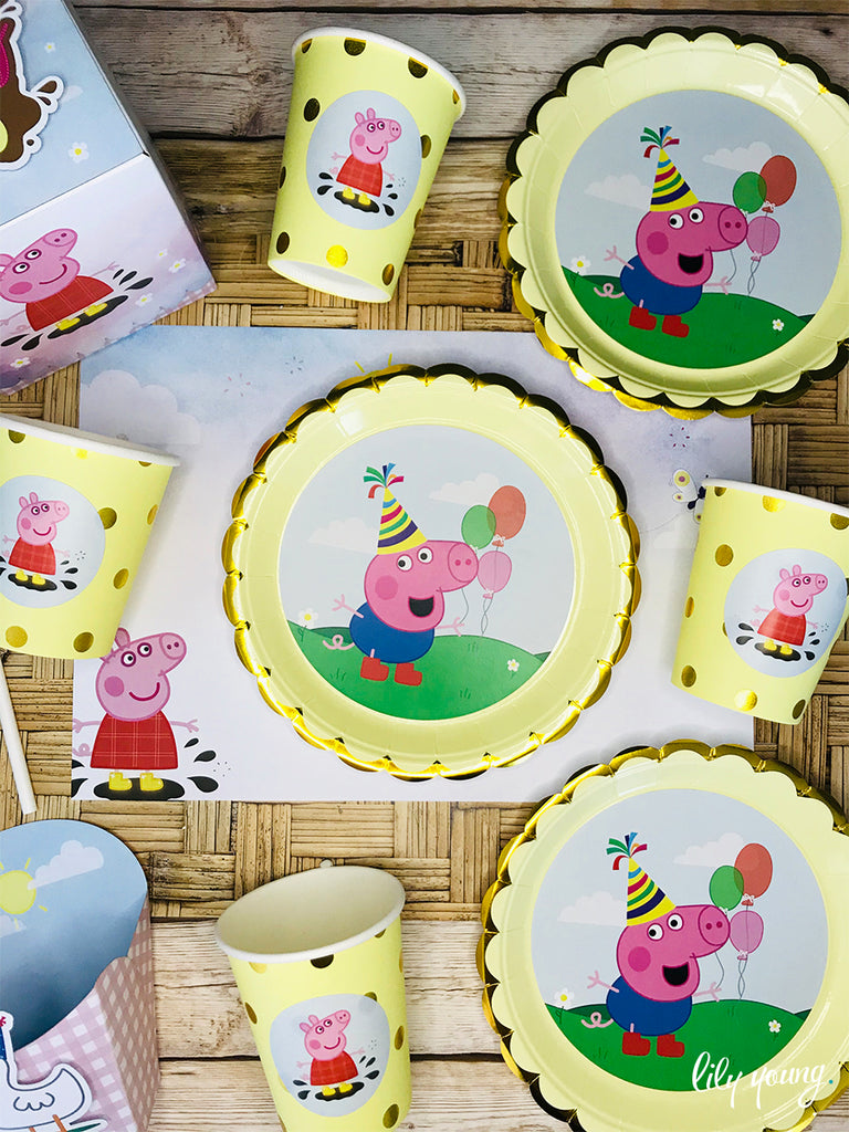 Peppa Pig Paper Cup with Sticker - Pack of 12