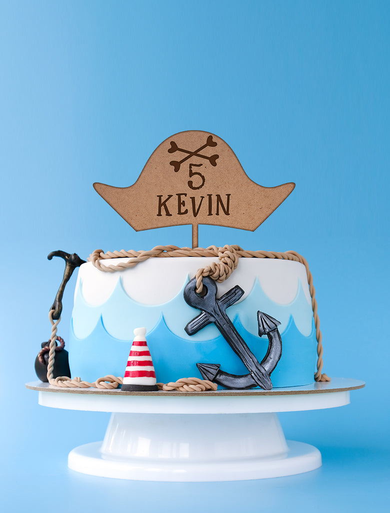Pirate Cake topper - Pack of 1