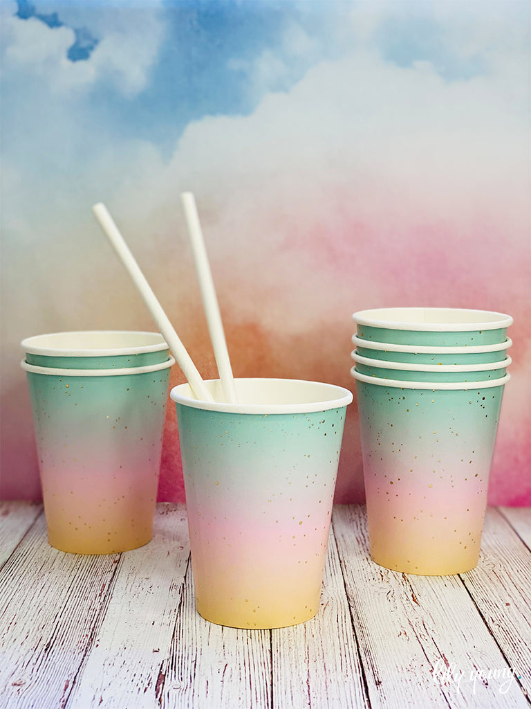 Standard Rainbow Paper Cup - Pack of 12