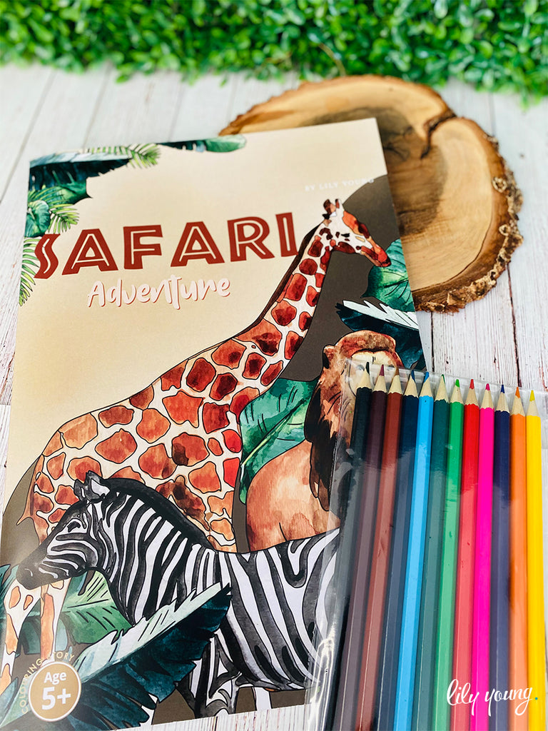 Little Picasso - Safari Colouring Book
