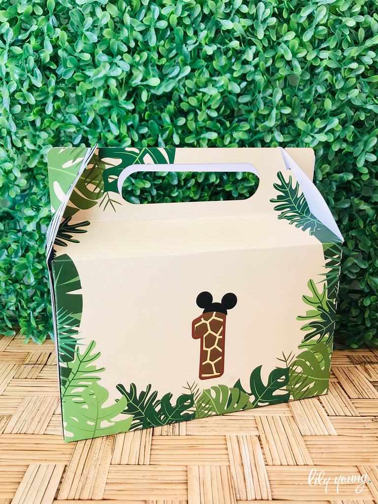 Large Safari Mickey Mouse Boxes - Pack of 12